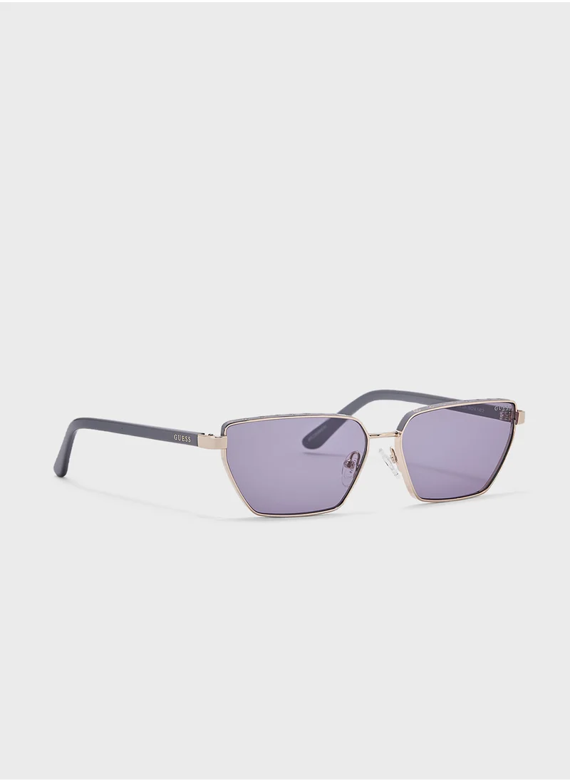 GUESS Hexagon Sunglasses