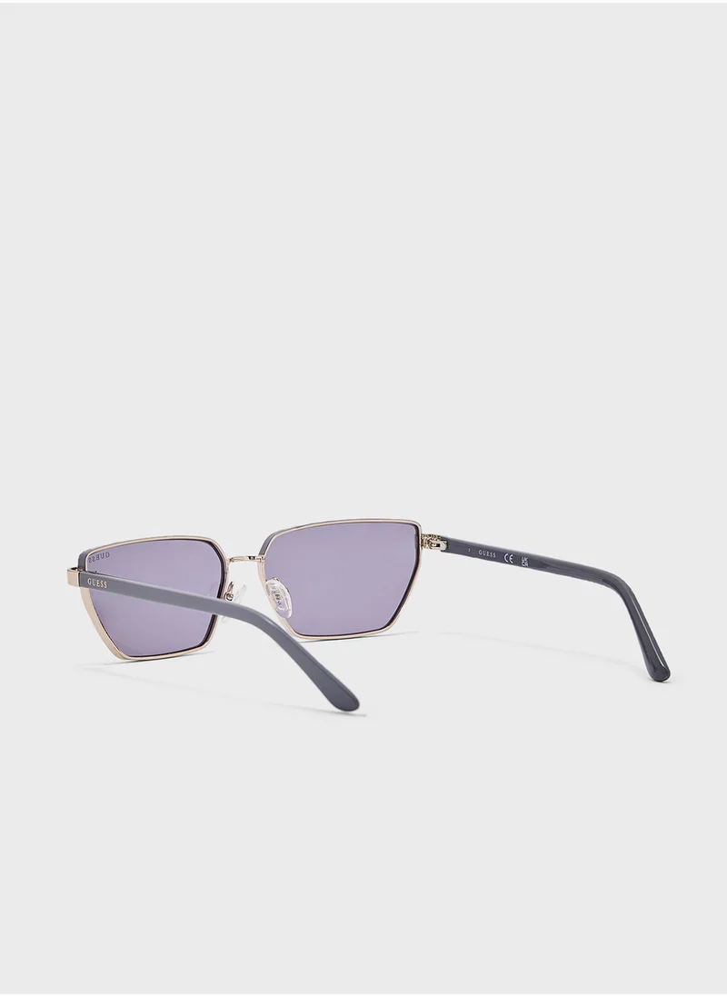 GUESS Hexagon Sunglasses