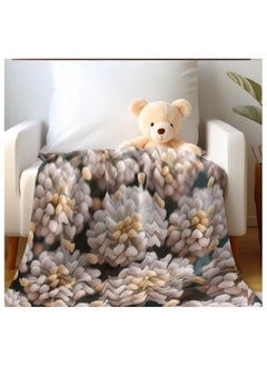 General Baby and children's cartoon flannel thin blanket (warm and comfortable, suitable for sleep, game use) 70cm*100cm - 1193  - Image 1