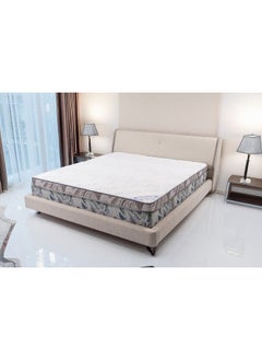Almutlaq Furniture Visco Comfort Euro Top - Memory Foam And Pocket Springs Mattress For Comfortable Sleep Experience Releiving Pressure Points With Full Body Support And Balance - Single Size 200x100x27 CM - Color: White Grey  - Image 2