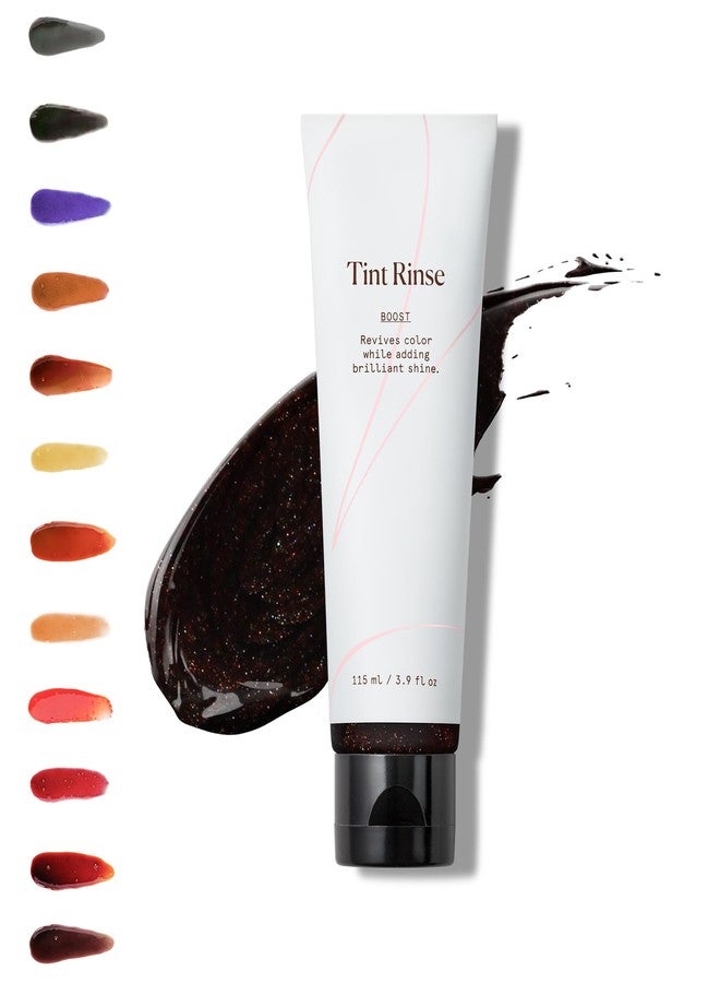 eSalon Color Depositing Hair Color Booster Treatment - Tint Rinse Hair Toner & Enhancer - Professional-Grade Mask - Apply with Shampoo & Conditioner (Dark Brunette) - Image 1