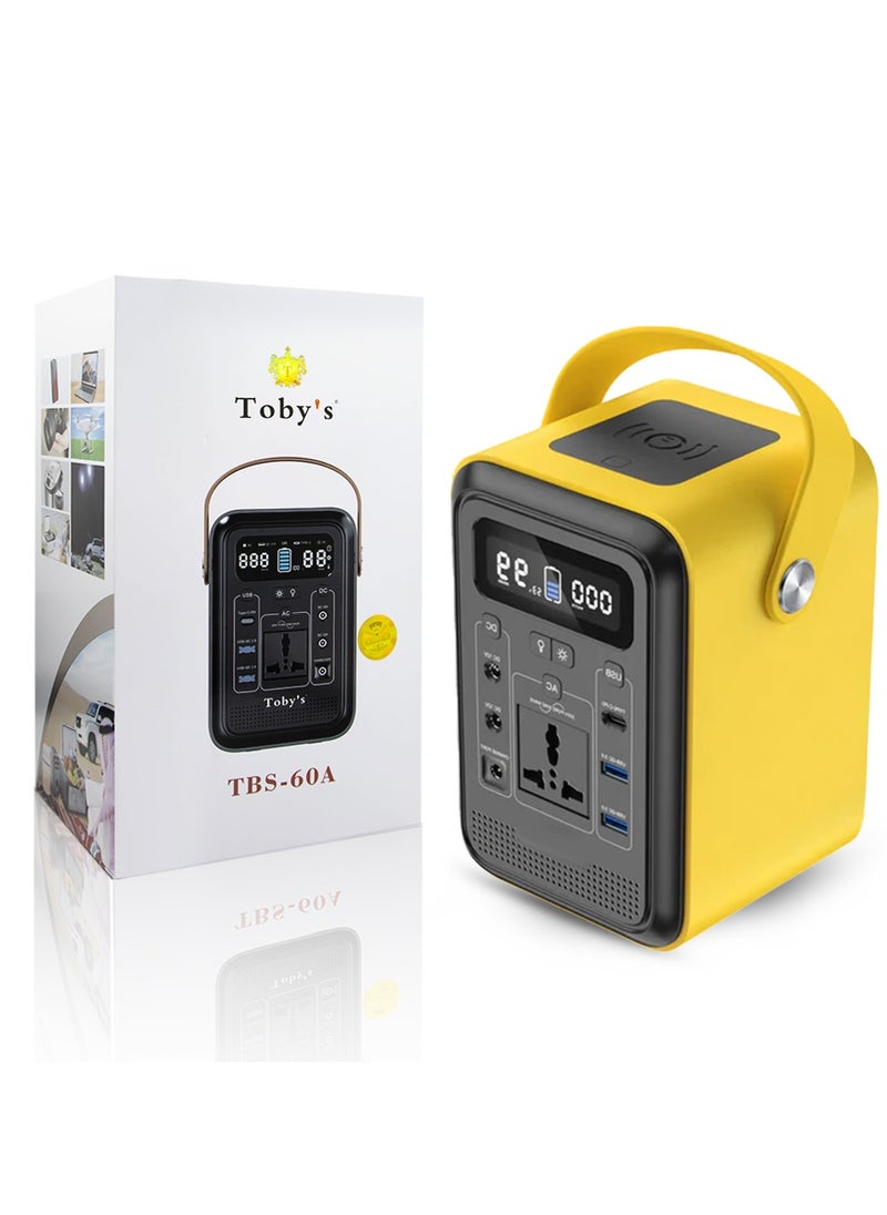 Toby's Toby's Wireless Charger 60A Power Station Lithium Battery 60000mAh Portable Power Station With Inverter Car Jump Starter 60A And 222WH Capacity  - Image 1