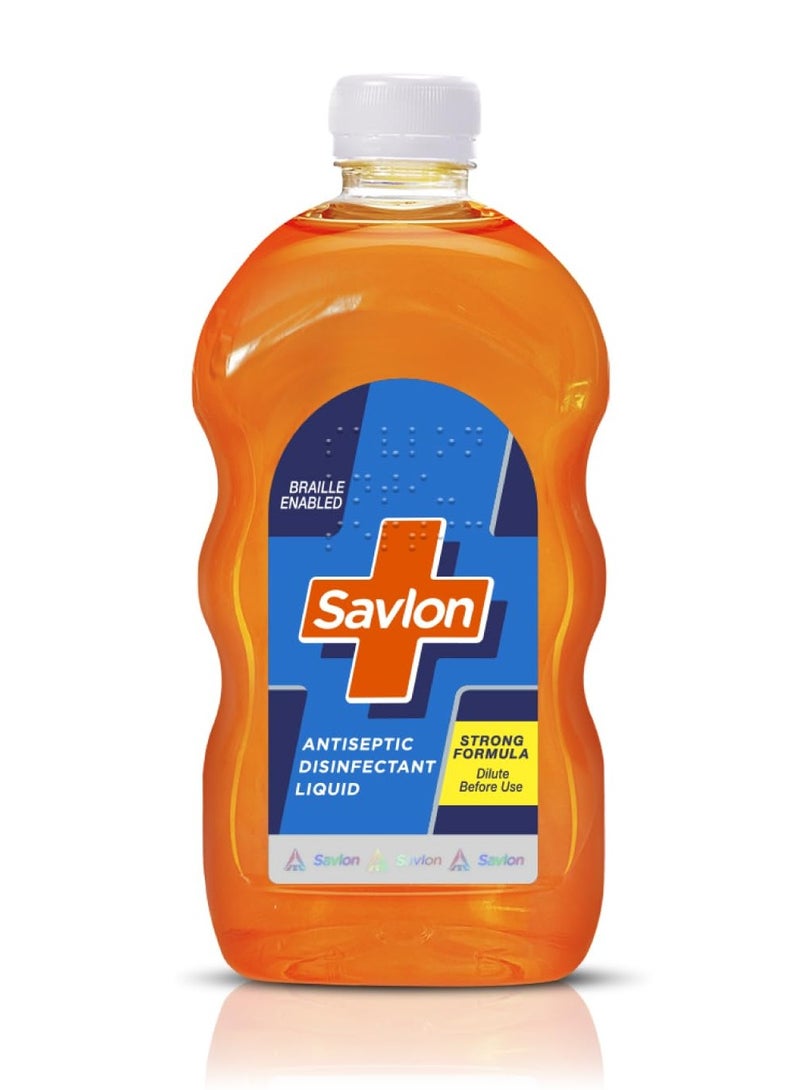 Savlon Antiseptic Disinfectant Liquid for First Aid, 1000ml, Personal Hygiene, and Home Hygiene, Antiseptic for Bathing, Laundry, First Aid & Shaving - Image 1