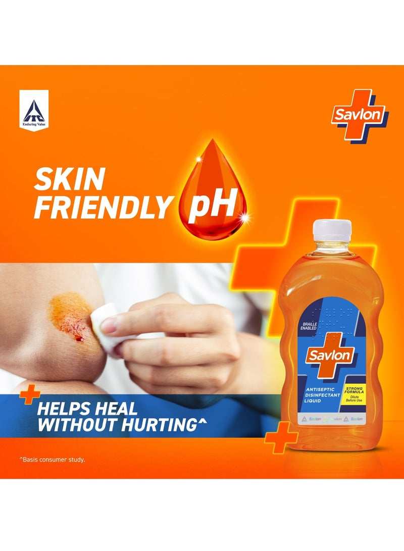 Savlon Antiseptic Disinfectant Liquid for First Aid, 1000ml, Personal Hygiene, and Home Hygiene, Antiseptic for Bathing, Laundry, First Aid & Shaving - Image 2