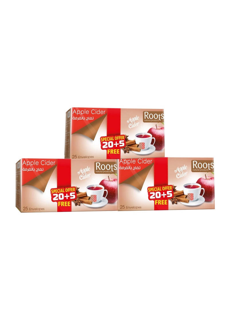 3 Roots Apple Cider, 25 Envelopes