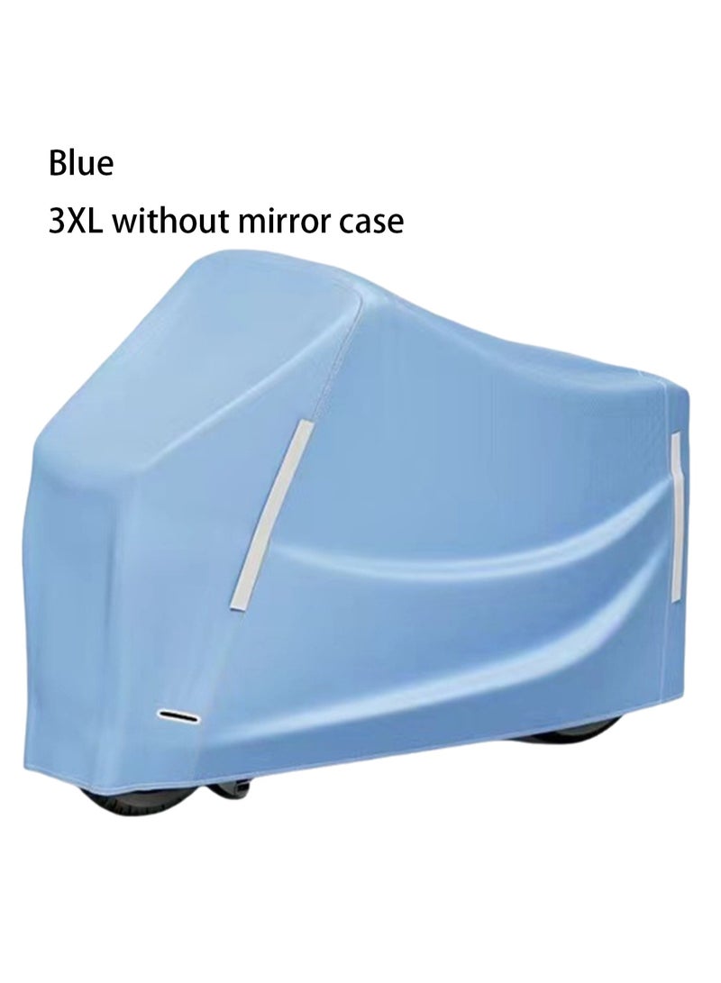 Generic Blue Bicycle Cover Waterproof Outdoor Bicycle Rain Cover Reflective Strips With Keyhole Storage Pocket（3xl ）  - Image 1