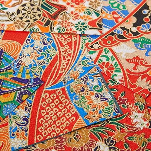 Aitoh Yuzen Washi Chiyogami Origami Paper, 4 by 4-Inch, 40 Sheets - Image 3