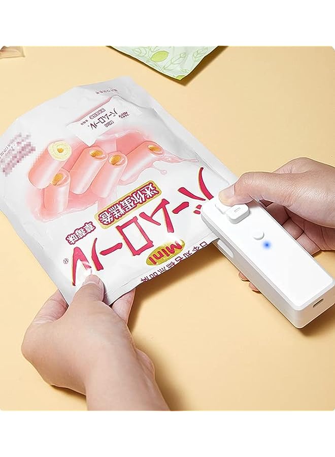 Hawaii Bag Sealer ,Handheld Heat Bag Sealer,2 In 1 Chip Sealer Rechargeable Plastic Bag Sealer And Cutter, Food Bag Sealing Machine  - Image 4