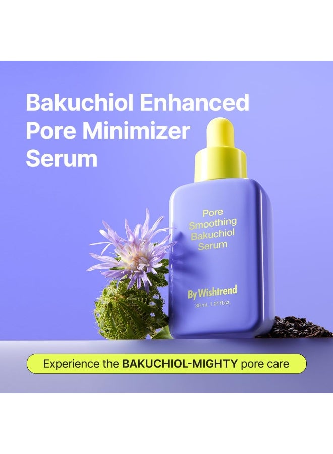 By Wishtrend Pore Smoothing Bakuchiol Serum 30ml, Pore Minimizer Enhanced with Bakuchiol & Niacinamide, Peptide, Increase production of Collagen Fiber, for saggy & enlarged pores - Image 2