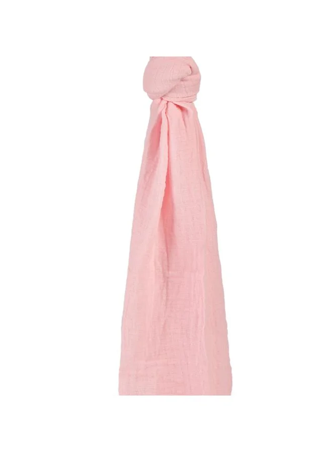Luna & Lily Pack of 2 - Muslin Receiver - Pink, 0-2 Years, 101 x 91 Cm