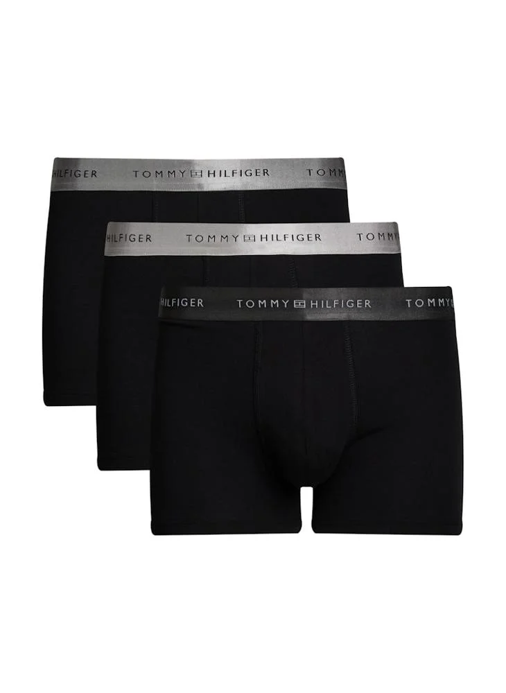TOMMY HILFIGER 3 Pack Logo Band Trunks