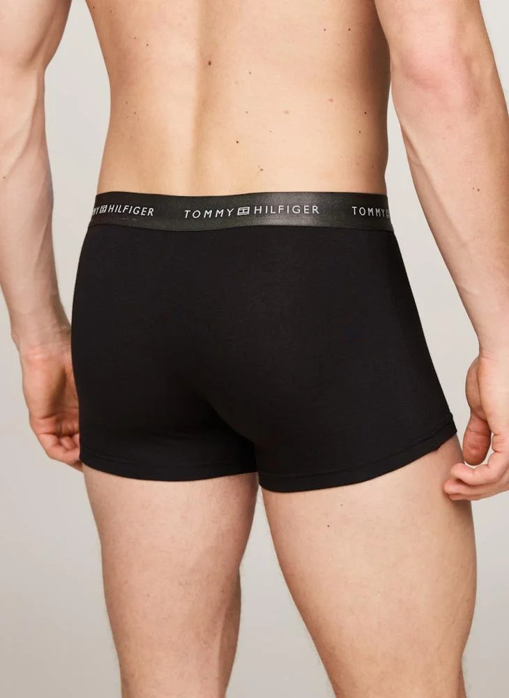 TOMMY HILFIGER 3 Pack Logo Band Trunks