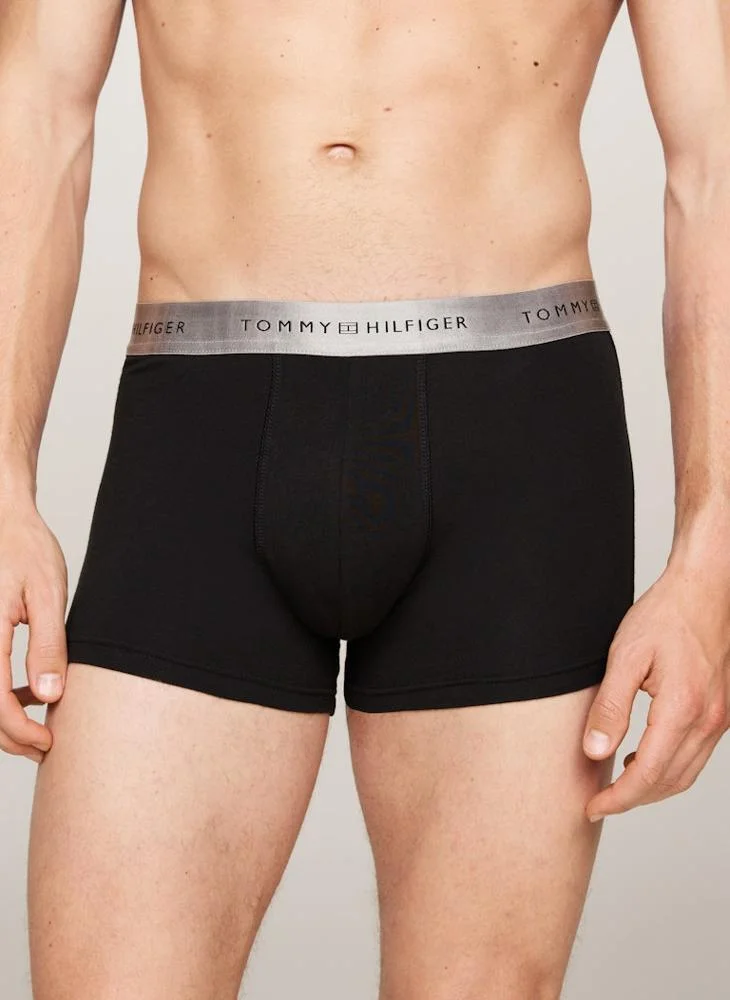TOMMY HILFIGER 3 Pack Logo Band Trunks