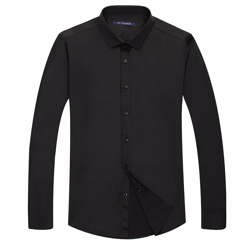 Hot-selling white shirt men's long-sleeved spring business iron-free shirt slim fit suit inch shirt professional work formal wear 2-707 38 - Image 3