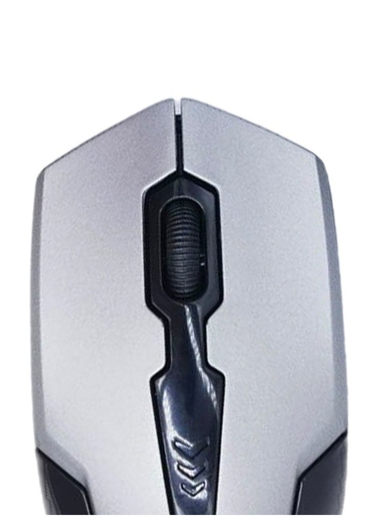 Generic Speed Wireless Mouse Silent Click-Grey Color  - Image 2