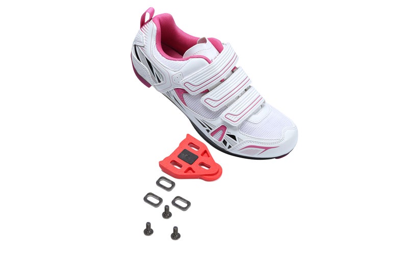 Patavinity Cycling Women Shoes for Bike and Bike+ with Delta-Compatible Bike Cleatsï¼ˆ8.Pink - Image 2