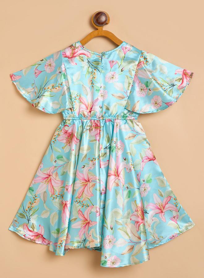 Stylo Bug Girls Floral A-Line Knee-Length Dress - Image 3