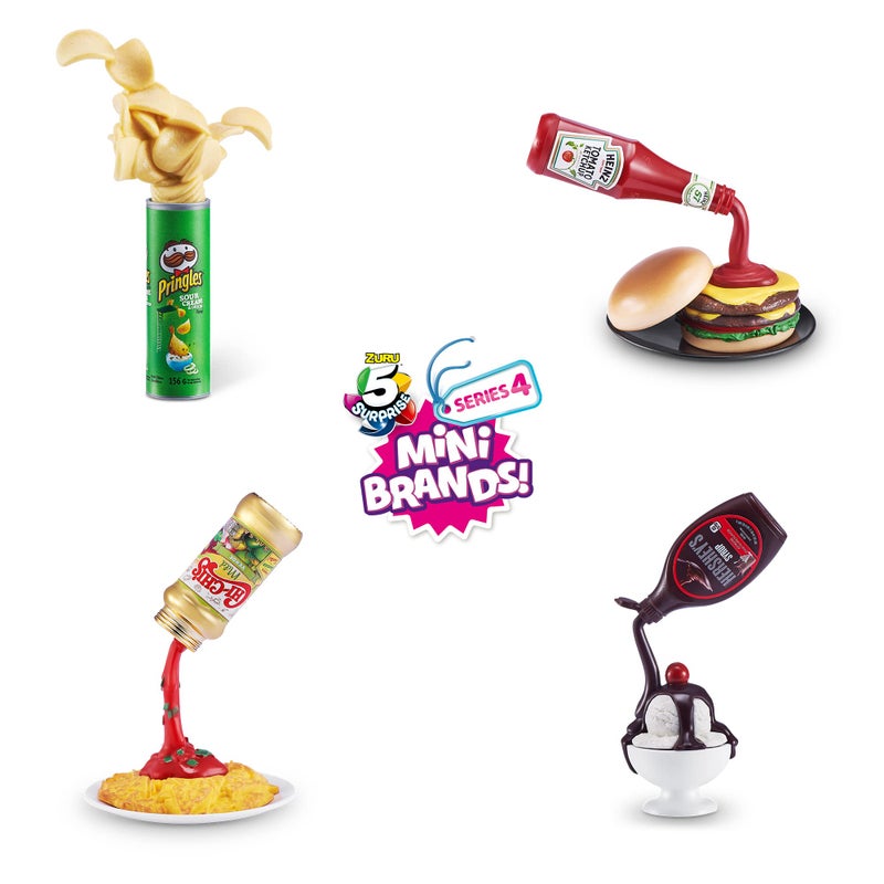 5 Surprise Mini Brands Series 4 by ZURU Amazon Exclusive Mystery Real Miniature Collectible Toy Capsule for Kids, Teens, and Adults (Pack of 2) - Image 3