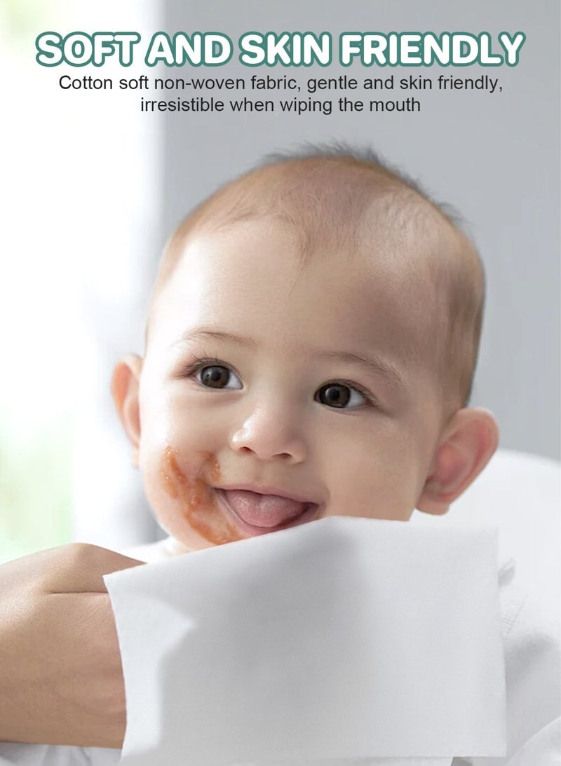 URbazaar Extra Gentle Unscented Baby Wipes, Plant Based, Made with 99% Water and Aloe for Babies and Kids, 320 Count - Image 5