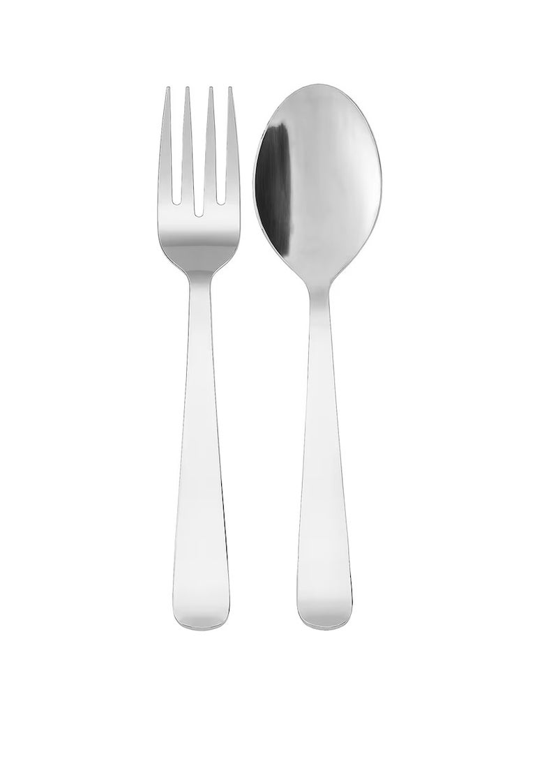 2-piece salad servers set, stainless steel22 cm - Image 1