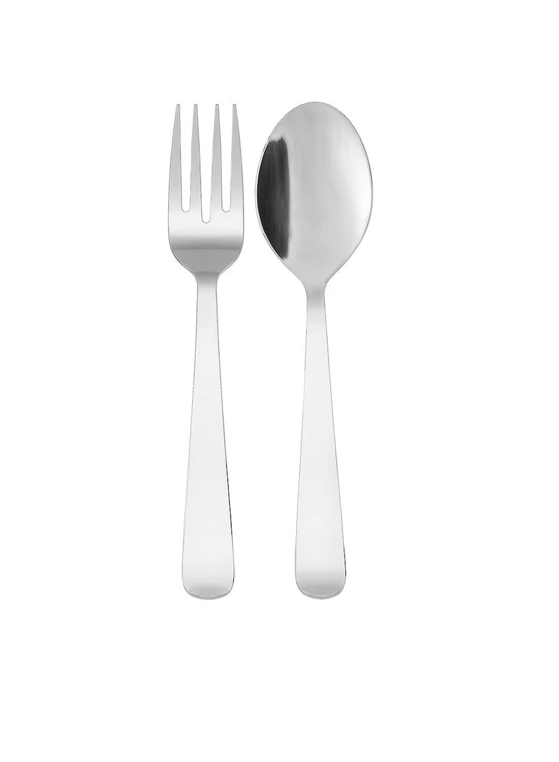 2-piece salad servers set, stainless steel22 cm - Image 2