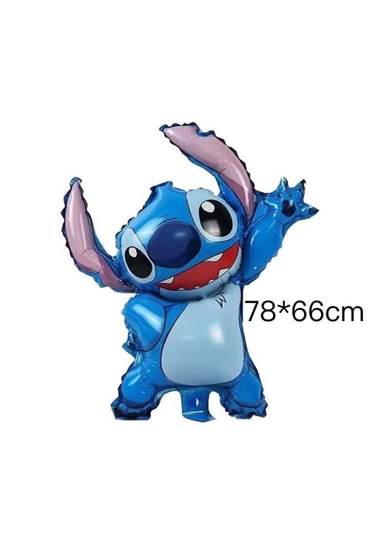 5pcs /set balloons cartoon lilo stitch theme party foil balloon set for birthday party decoration aluminum film balloons kids toys party supplies - Image 2