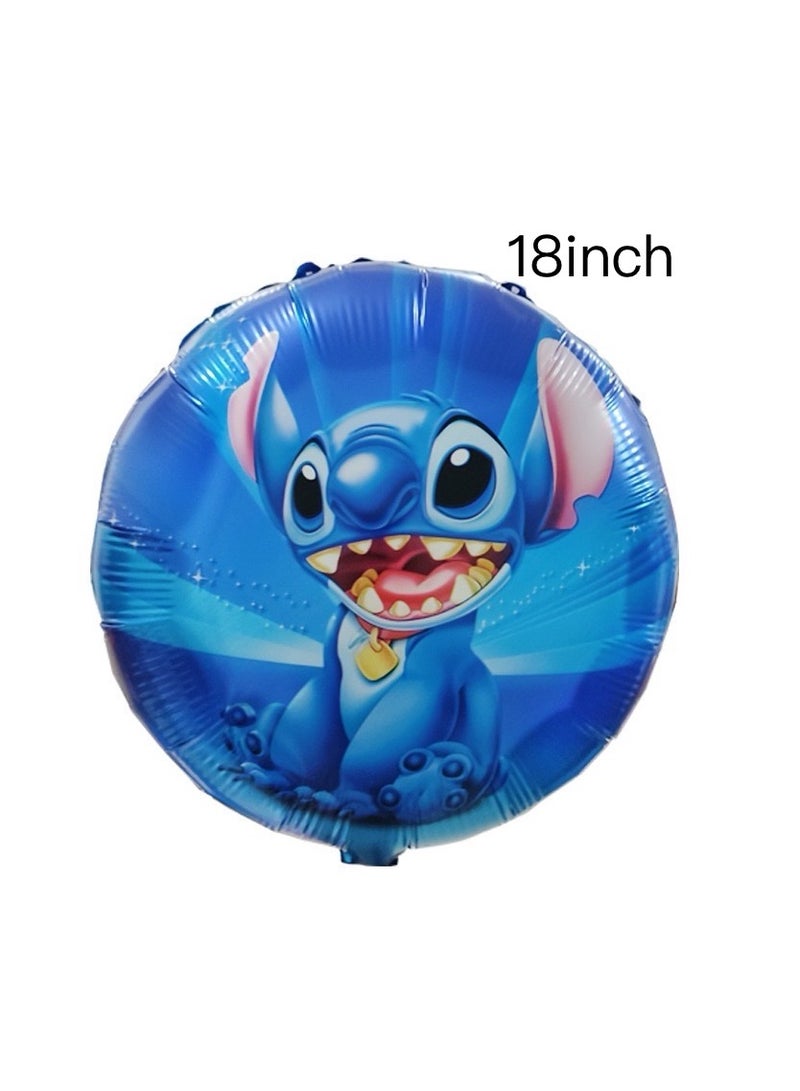 5pcs /set balloons cartoon lilo stitch theme party foil balloon set for birthday party decoration aluminum film balloons kids toys party supplies - Image 3