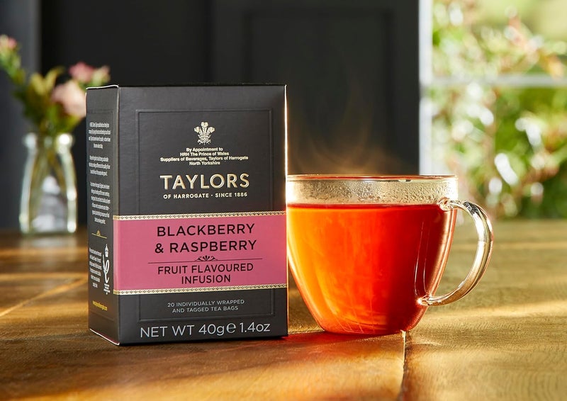 Taylors of Harrogate Blackberry & Raspberry Herbal Tea - Image 3