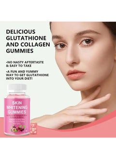 Ocean Skin Whitening Gummies 60 Gummies, Skin Brighting, Anti Aging with Glutathione, Collagen, Collagen Gummies  - Image 3