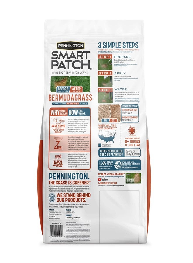 Pennington Smart Patch Bermudagrass Mix 10 lb - Image 2