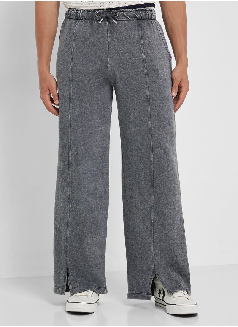 BRAVE SOUL Relaxed Wide Leg Joggers  - Image 1