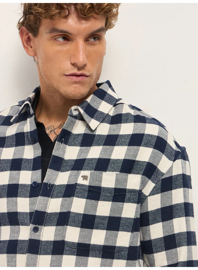 ذا بير هاوس Men’s Long Sleeve Shirt – Classic, Comfortable and Stylish Essential for Work, Travel or Casual Outings