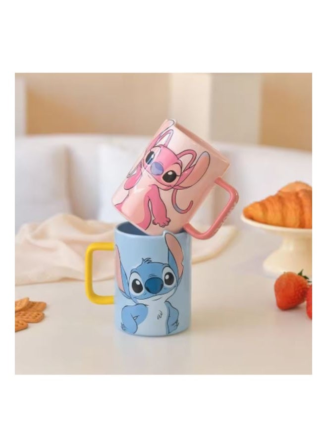 ديزني كوب سيراميك ديزني ليلو وستيتش أنجل - وردي - Image 2