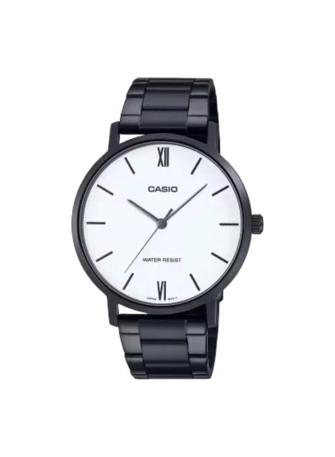 CASIO Men's Stainless Steel Analog Watch MTP-VT01B-7BUDF - 40 mm