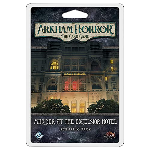 Asmodee Arkham Horror The Card Game Murder at the Excelsior Hotel SCENARIO PACK - Unearth the Secrets of a Murder Mystery! Cooperative LCG, Ages 14+, 1-4 Players, 1-2 Hr Playtime, Made by Fantasy Flight Games - Image 5