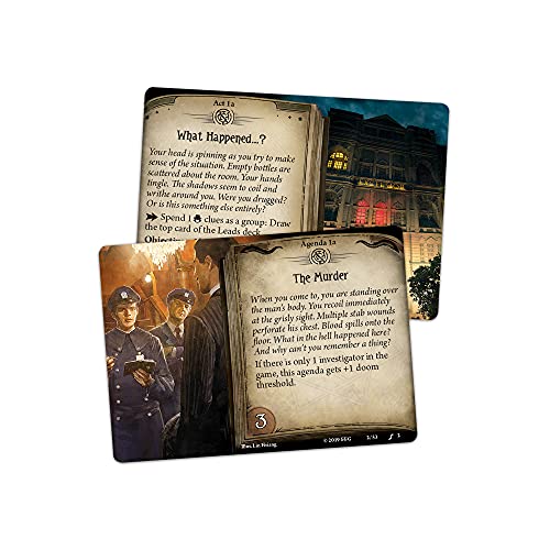 Asmodee Arkham Horror The Card Game Murder at the Excelsior Hotel SCENARIO PACK - Unearth the Secrets of a Murder Mystery! Cooperative LCG, Ages 14+, 1-4 Players, 1-2 Hr Playtime, Made by Fantasy Flight Games - Image 3