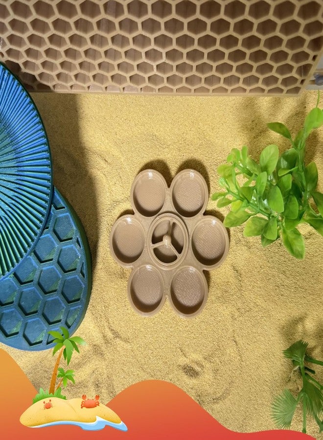 2 Pcs Hermit Crab Food Dish, 9 Grids Food & Water Bowl, Hermit Crab Tank Accessories - Image 5