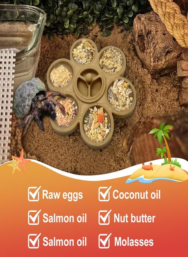 2 Pcs Hermit Crab Food Dish, 9 Grids Food & Water Bowl, Hermit Crab Tank Accessories - Image 4