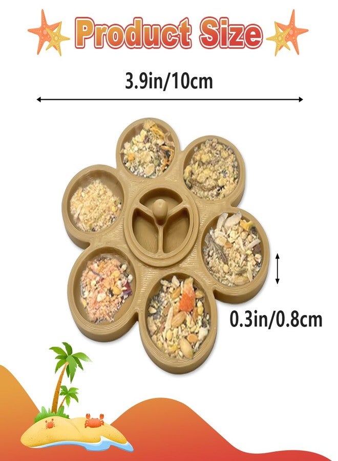 2 Pcs Hermit Crab Food Dish, 9 Grids Food & Water Bowl, Hermit Crab Tank Accessories - Image 2