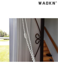 WAOKN 10 Meters Roller Blind Cord with 10 Pieces Plastic Roller Blind Chain Connectors for Roller, Roman, Vertical, Venetian Blind, Roller Blind Fittings, Roller Blind Spares, Roller Blind Cord  - Image 5