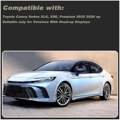 KEEGTBOX Dashboard Mat Cover Interior Center Console UV Rays Protector Compatible with Toyota Camry (with HUD) XLE XSE 2025 2026 up Dash Board Mat Carpet Accessories (with HUD) - Image 3