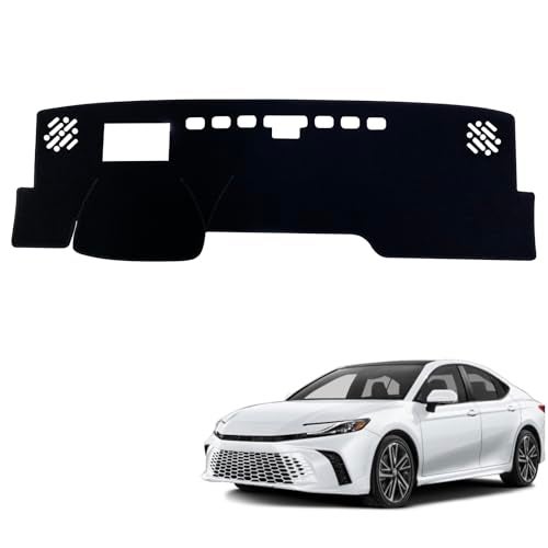 KEEGTBOX Dashboard Mat Cover Interior Center Console UV Rays Protector Compatible with Toyota Camry (with HUD) XLE XSE 2025 2026 up Dash Board Mat Carpet Accessories (with HUD) - Image 1