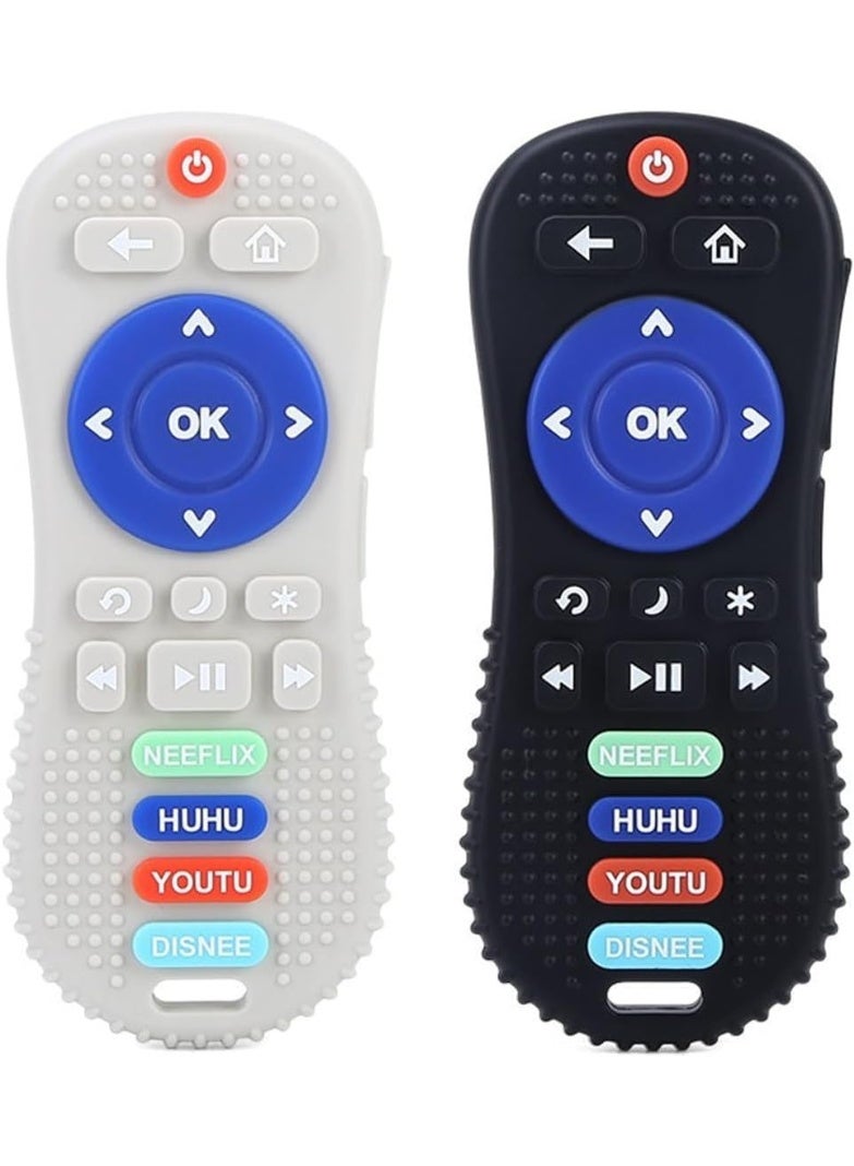 erorex Baby Silicone Remote Control Teether Toy for Infants Food Grade BPA Free - Image 1