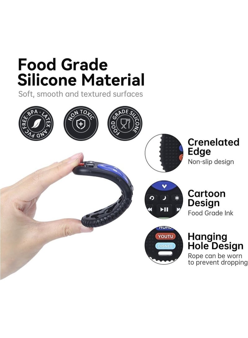 erorex Baby Silicone Remote Control Teether Toy for Infants Food Grade BPA Free - Image 2