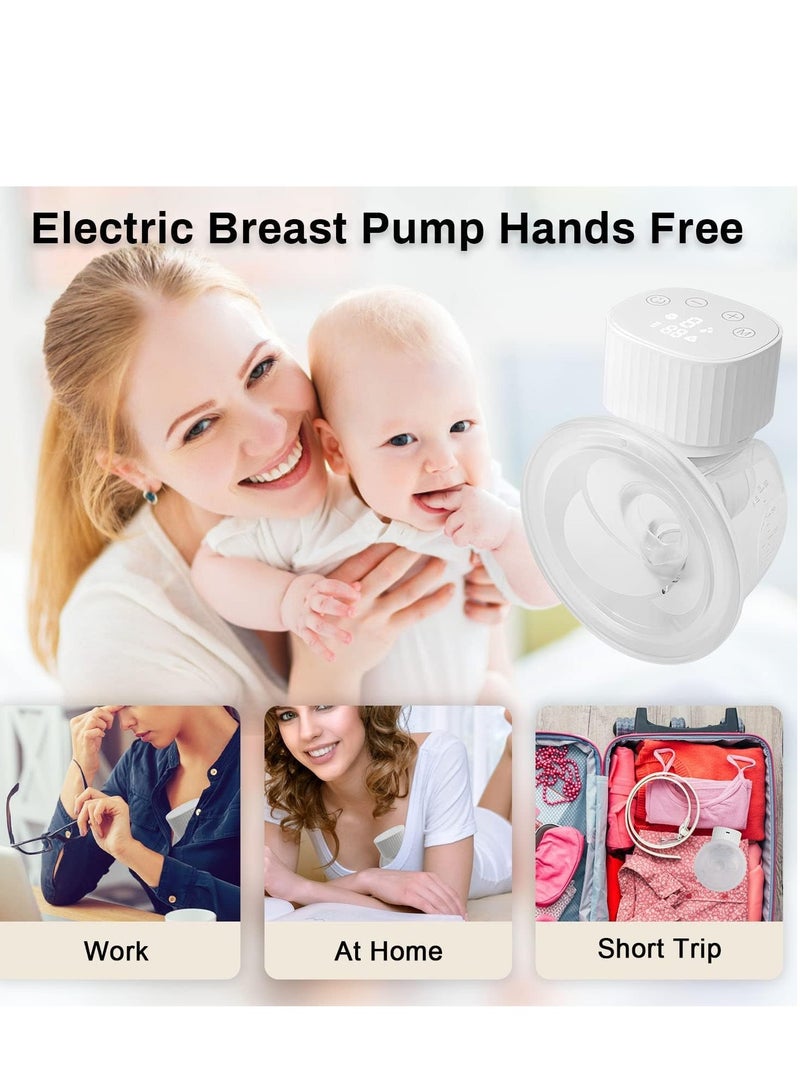 SYOSI Breast Pumps, Portable Wireless Wearable Pump, Rechargeable Hands Free Pump Electric with 3 Modes 9 Levels - Image 4