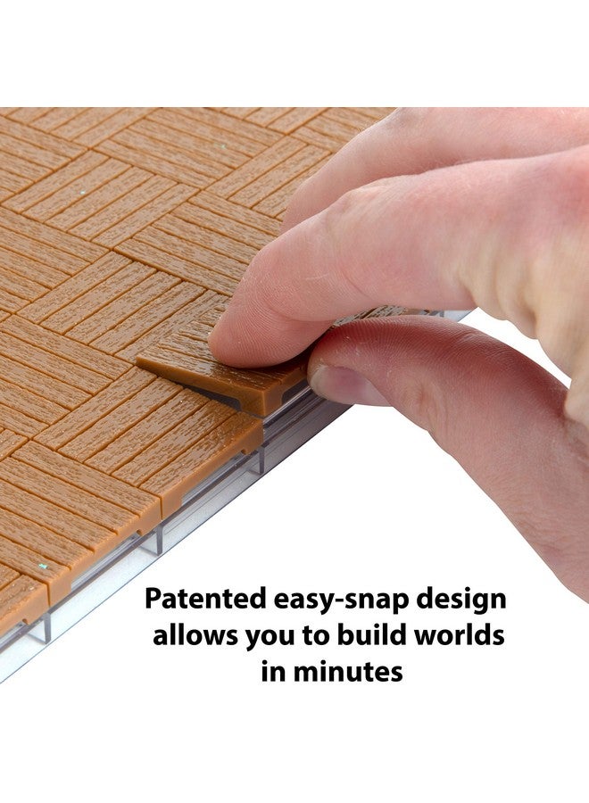 Monster Protectors Monster Adventure Terrain- 50pc Wood Plank Tile Expansion Pack- Hand-Painted 1x1 - Tile Set- Amazing Tabletop Terrain in Minute- Customize Your D&D and Pathfinder Dungeons  - Image 2