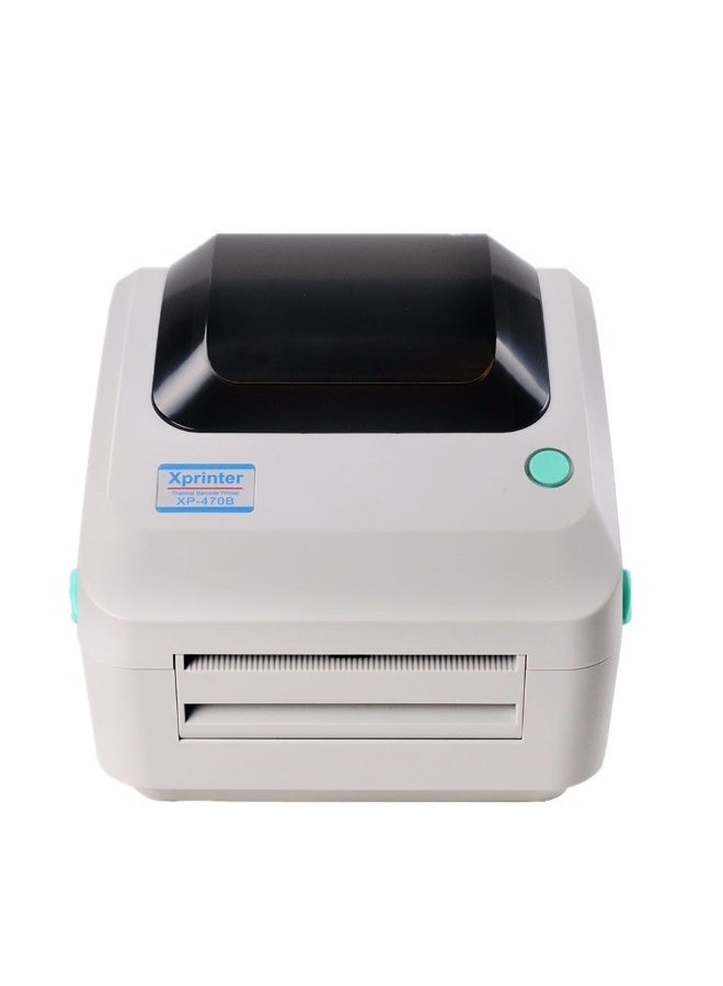 Xprinter XP-470B Thermal Label Printer (USB + LAN Interface) - 4-Inch High-Speed Shipping Label Printer for Warehouse & E-commerce - Compatible with Amazon, Noon & All Couriers. - Image 1