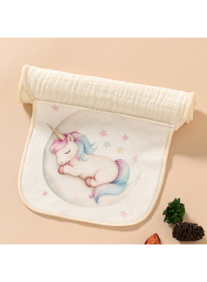 Baby Sweat-absorbing Towel, All-cotton, Soft And Breathable, Spring And Summer Kindergarten Sweat Towel, Infant Class A All-cotton Pad Sling