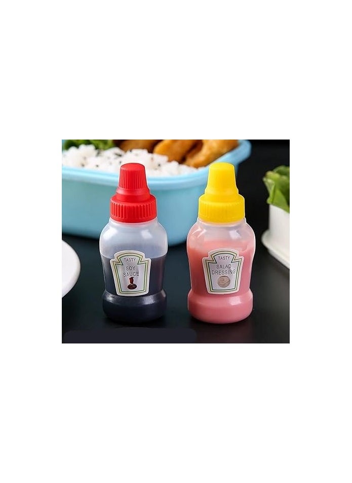 Generic - Squeeze Sauce Dispenser Bottles 4 Pack - Perfect for Ketchup, Mustard, Honey, Leak Proof & Sealable. Compact for Easy Use | From Generic - Image 1