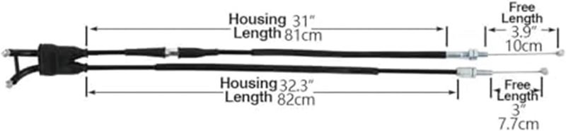 Vuzmode Motorcycle Throttle Cable for TTR230 - Image 2